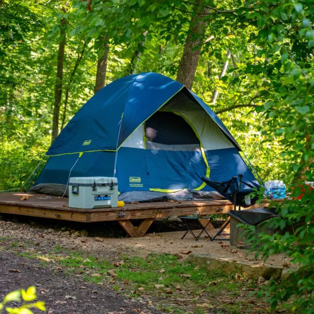 Summer camping in Arkansas? Hot. Waking up trailside at Coler? Still worth it.
Set up in the shade, ride early, keep the cooler stocked, and make the most of those quiet mornings and golden-hour evenings at Camp Coler.