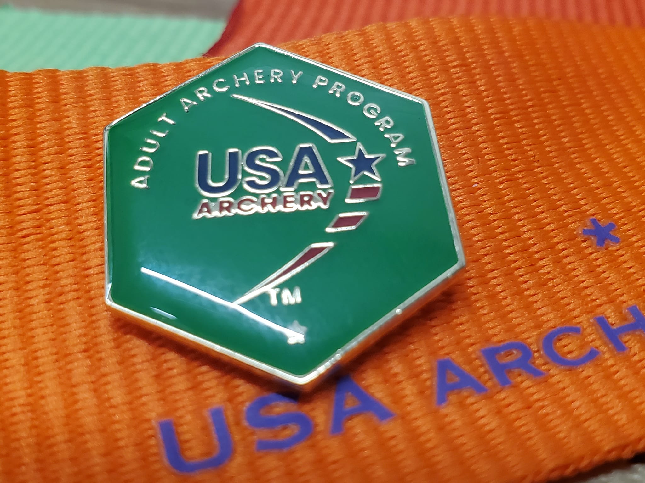 USA Archery Pin at The Quiver Archery Range in Bentonville, AR